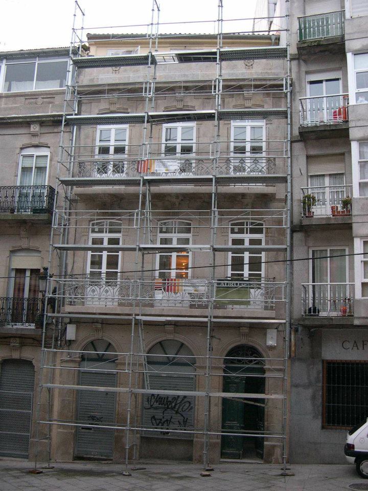 Reabilitación edificio calle Real Vigo